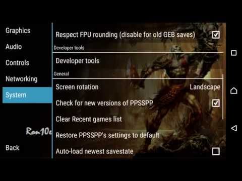 Best Settings For Ppsspp Gold